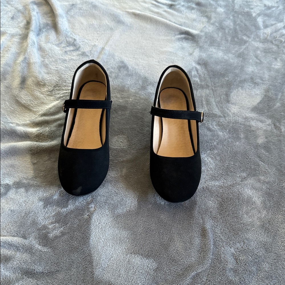 Classic Black Little girls heels